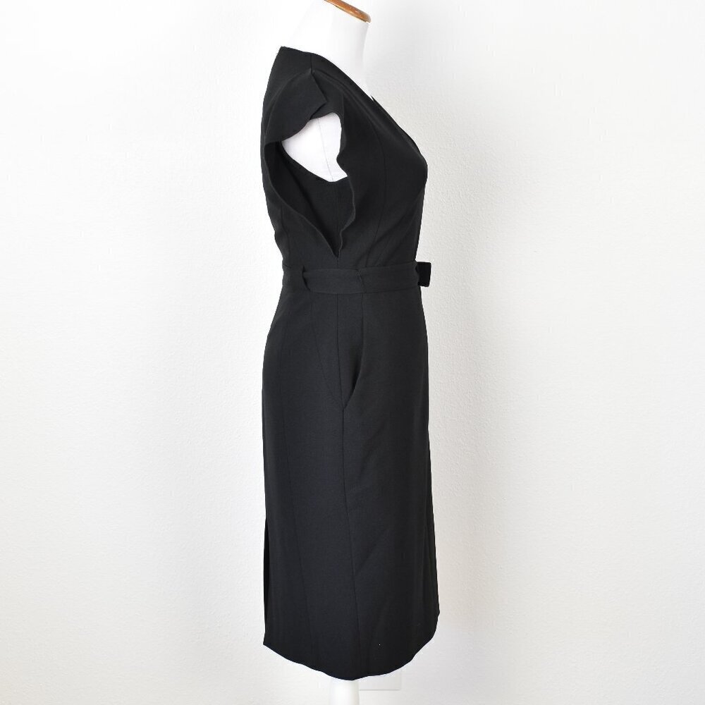 Eliza J Flutter Sleeve Sheath Midi Dress - 2 - Picture 7 of 9